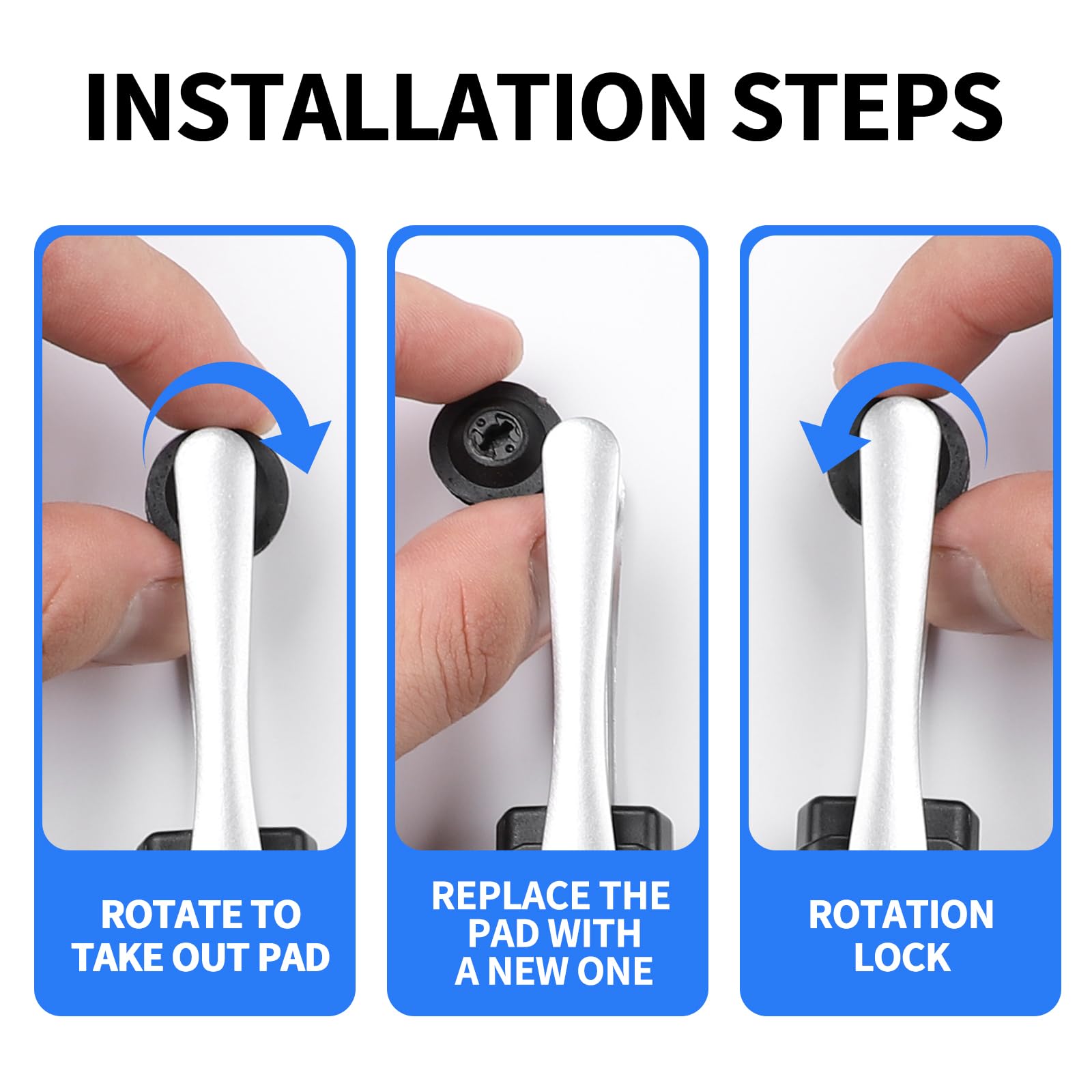 Utilisation simple du tampon Ajrwiiy pour remplacer les pads