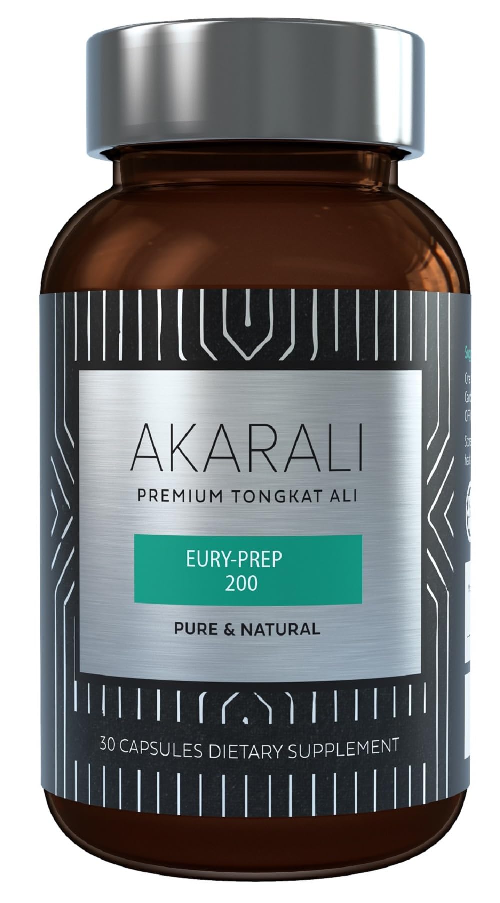 AKARALI Tongkat Ali – bouteille de 30 gélules prête à soutenir l énergie