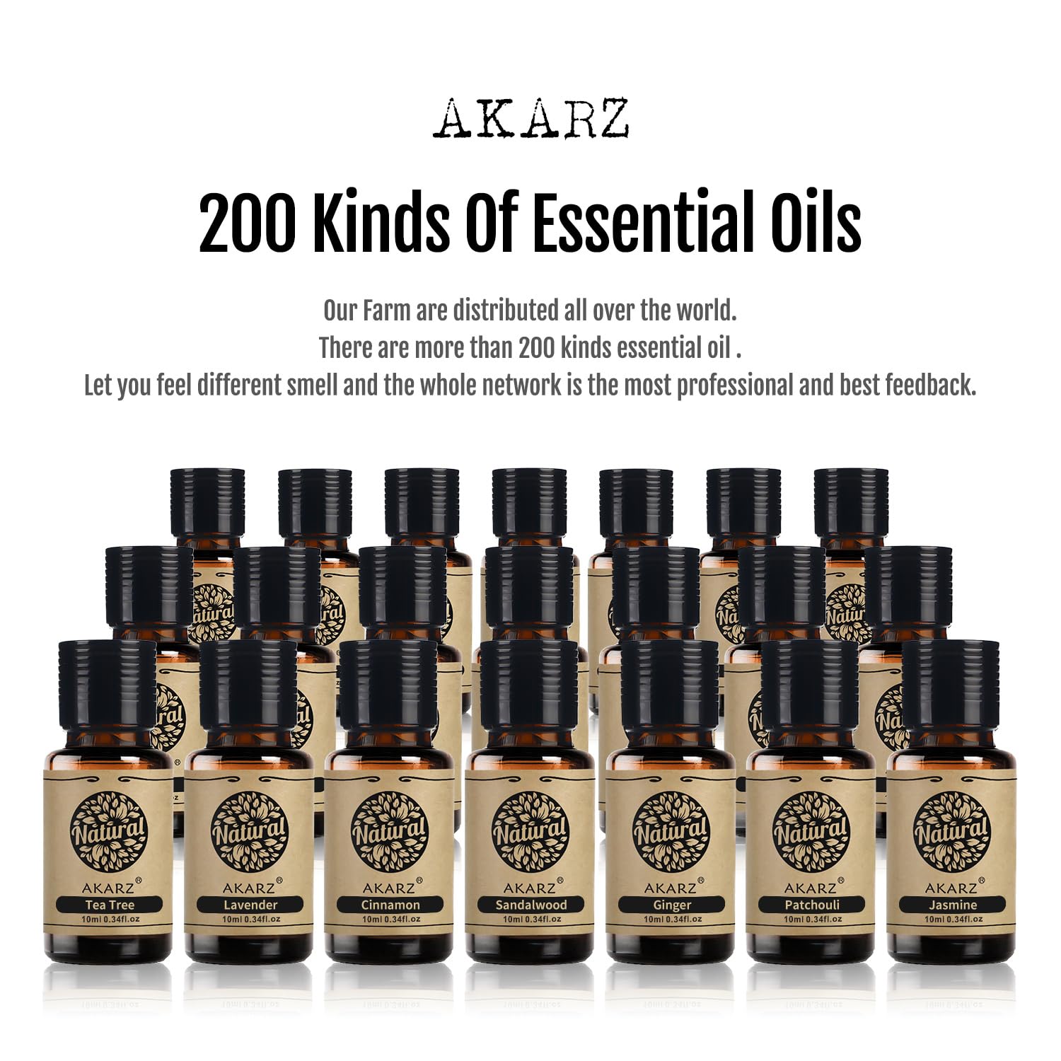 AKARZ huile jasmin idéale pour bougies artisanales et ambiance apaisante.