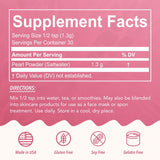 Akasha Superfoods Poudre de perles dans crème hydratante, usage quotidien amélioré.