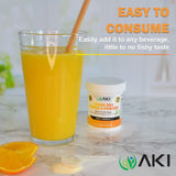 AKI ORGANIC Doseur de poudre DHA Microalgue pour doser facilement.