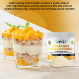 AKI ORGANIC Emballage de 130 g de DHA en poudre, format pratique