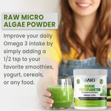 AKI ORGANIC Mélange pour smoothie à base de phytoplancton.