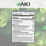 AKI ORGANIC Smoothie enrichi en DHA Microalgue pour énergie quotidienne.