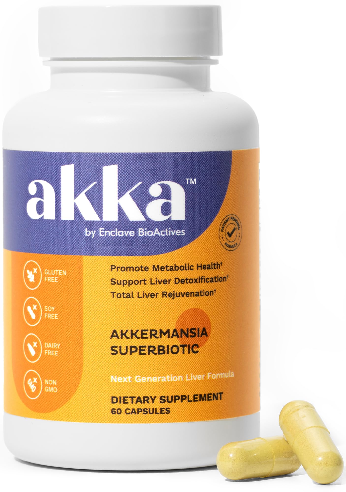 AKKA Premium Liver Cleanse – bouteille suggérant un soutien hépatique potentiel.