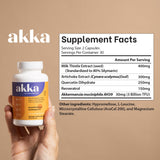 AKKA Premium Liver Cleanse – capsules, dosage pratique pour énergie et digestion.