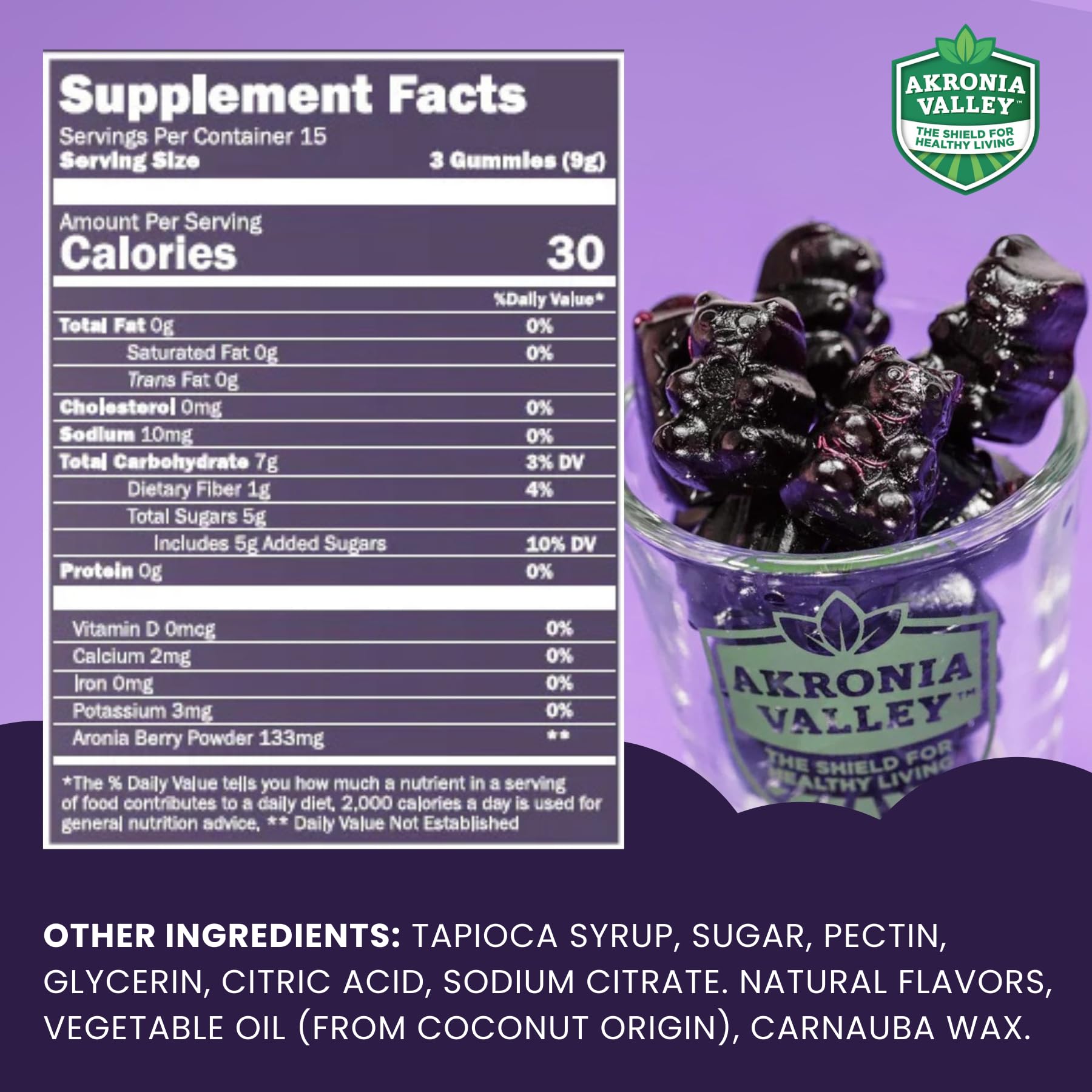Saveur fruitée des gommes Akronia Valley pour le bien-être