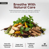 AKSHAR Tulsin Syrup – Sans sucre, option douce pour la famille.