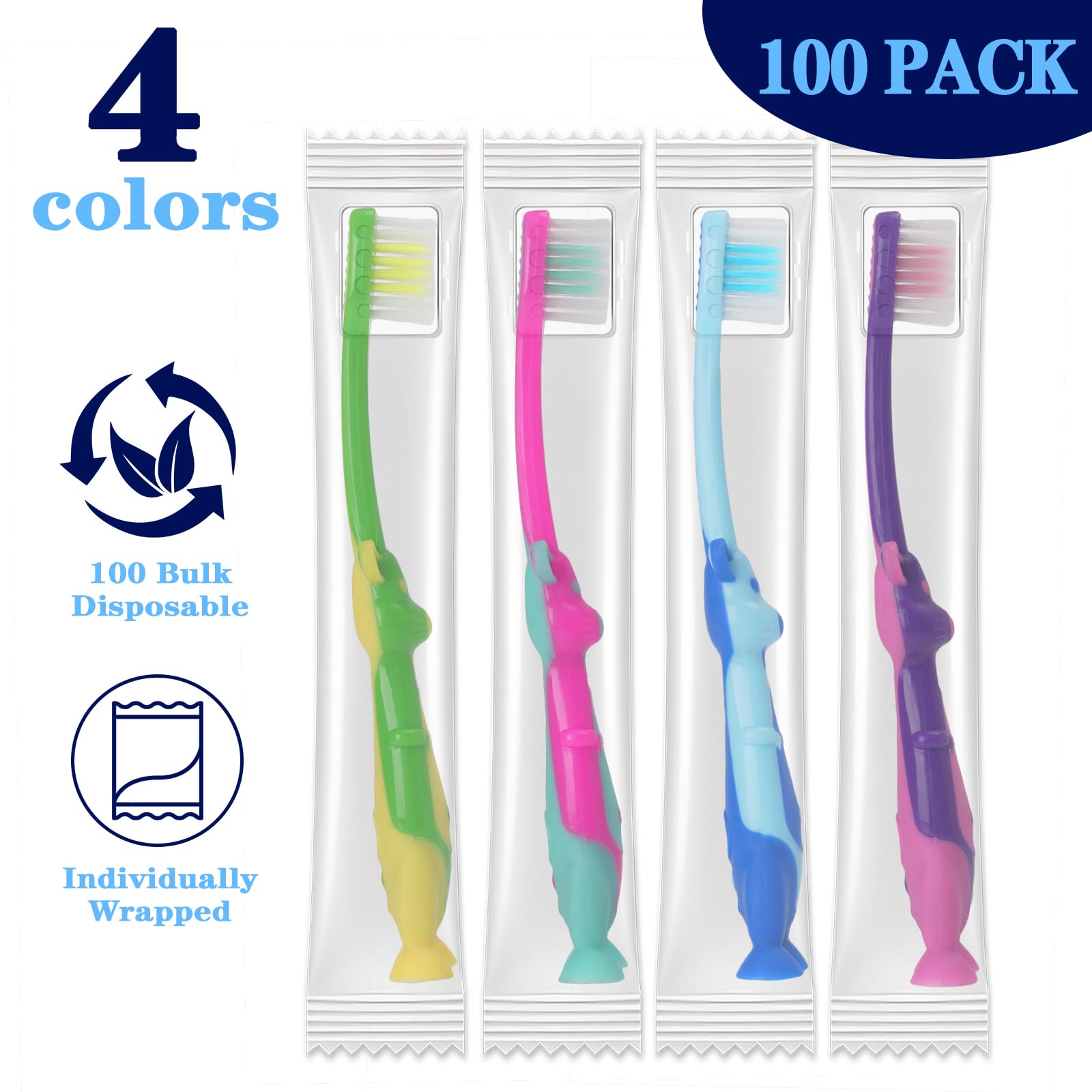 Akulgaci brosse enfant avec ventouse pour rangement stable