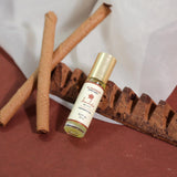 AL HASNAYN Chocolat Musqué Roll-On Applicateur, application rapide et discrète.