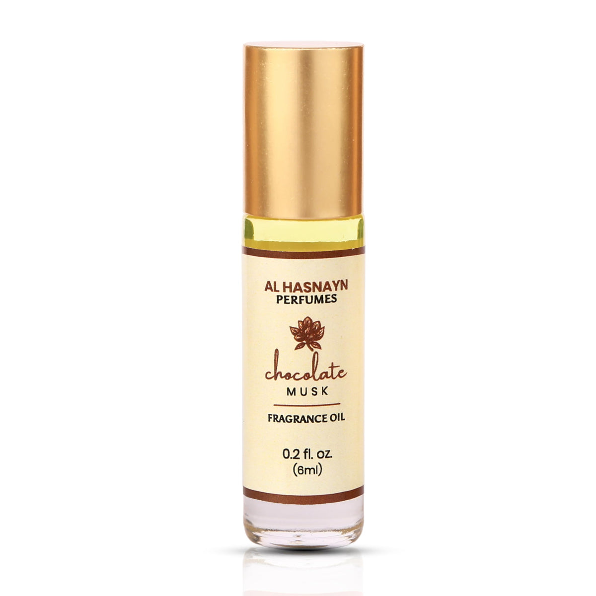 AL HASNAYN Chocolat Musqué Roll-On Bouteille: parfum longue tenue au quotidien.