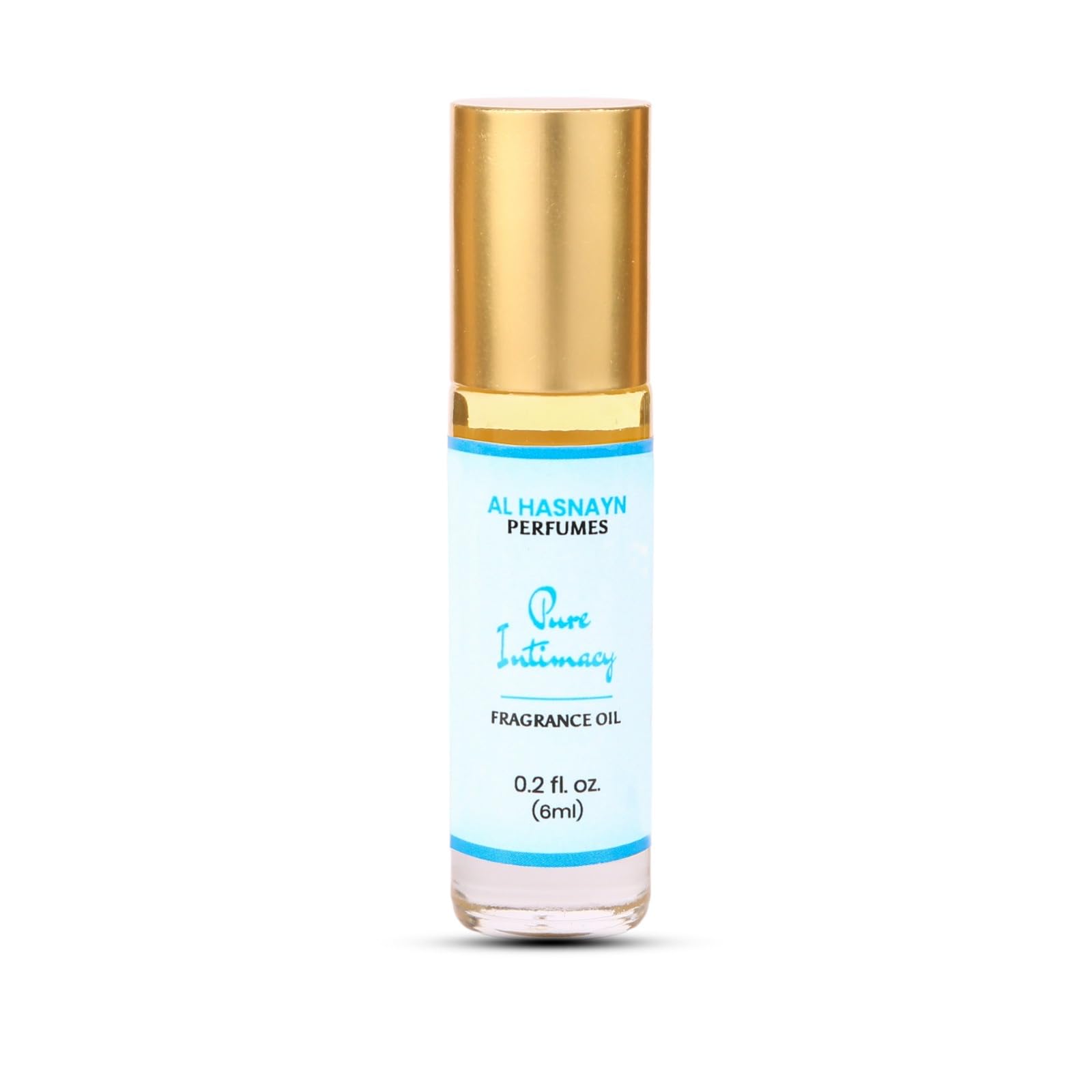 AL HASNAYN Pure Intimité, flacon roll-on 6 ml, parfum durable sur la peau.