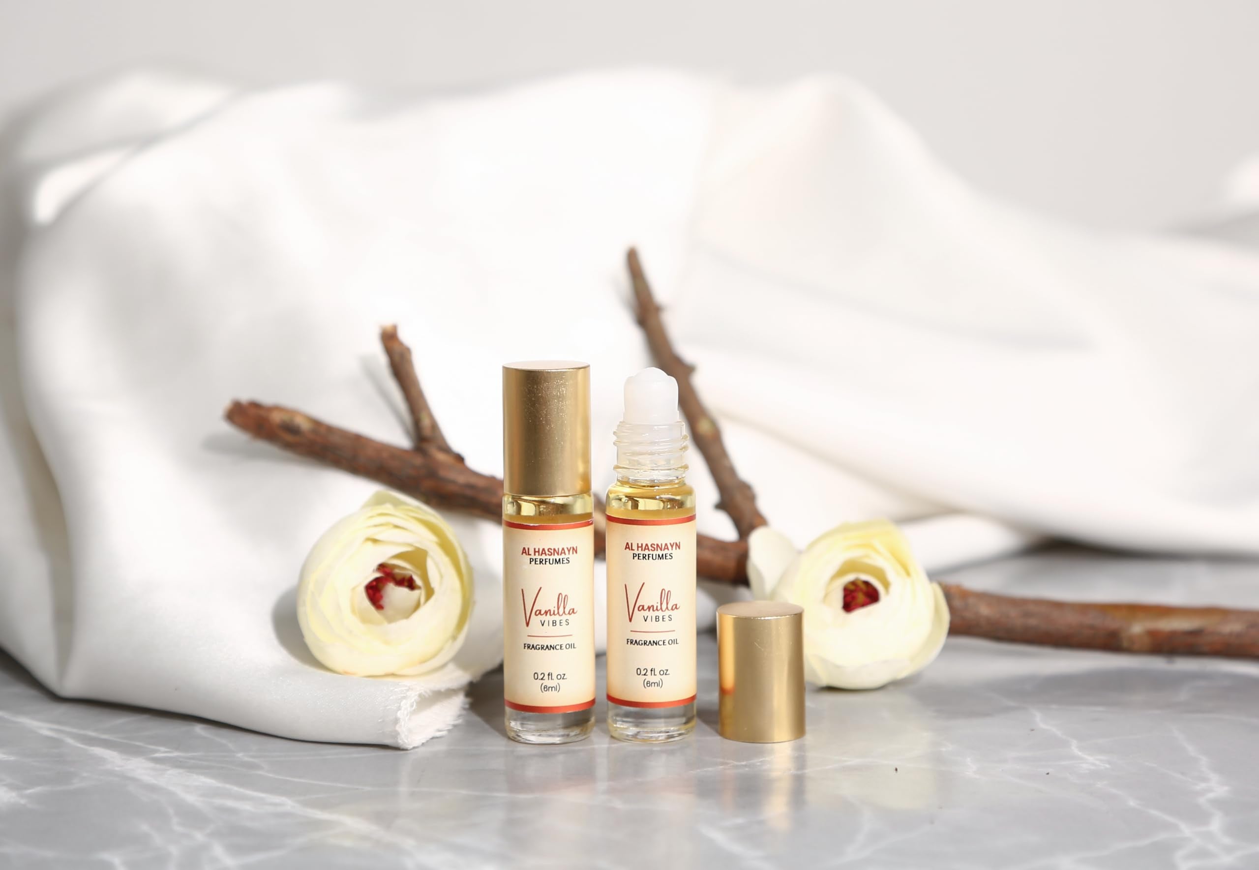 AL HASNAYN Vanilla Vibes — application sur peau pour une senteur agréable et durable