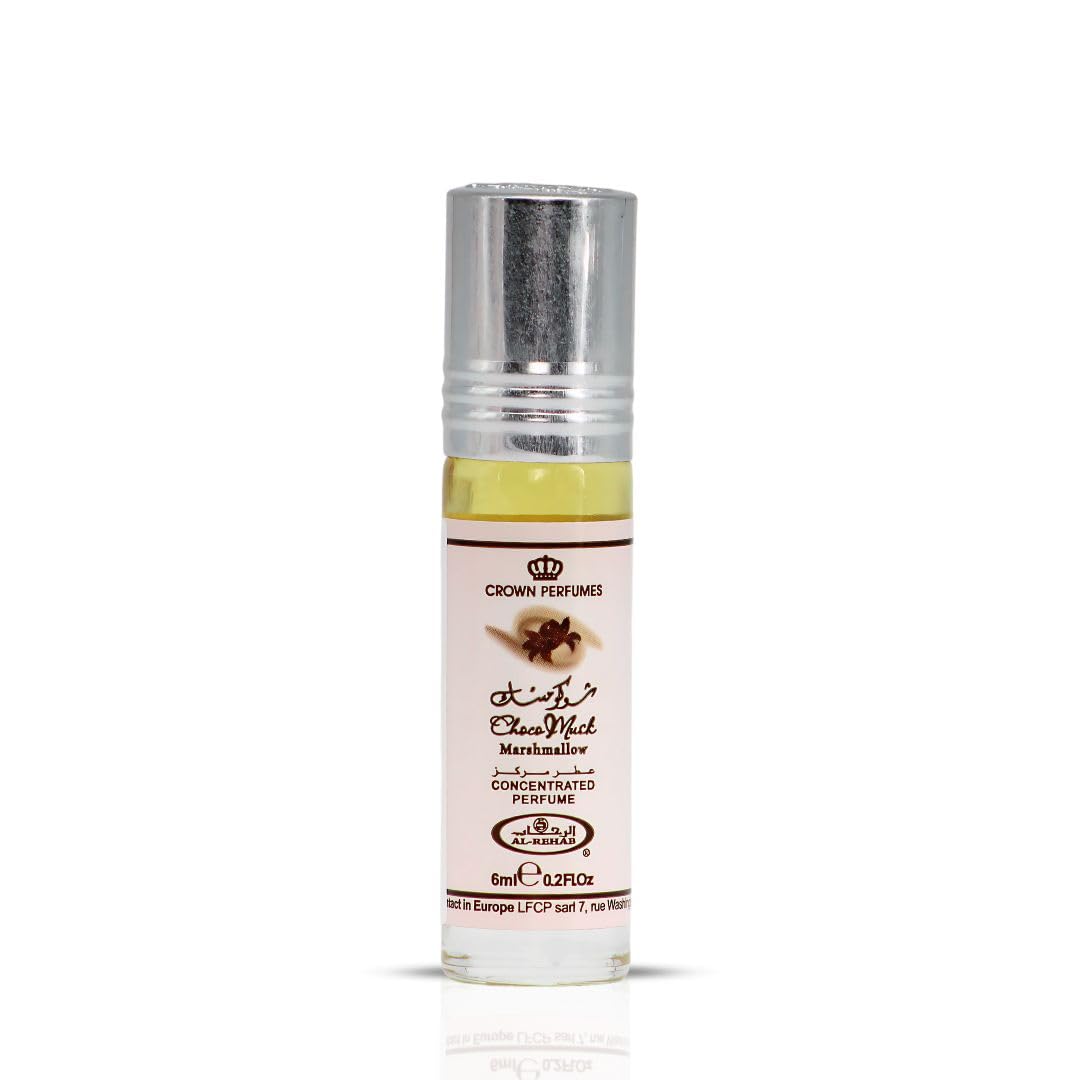 Al-Rehab Choco Musk Marshmallow — flacon top notes gourmande, idéal pour démarrer votre routine.
