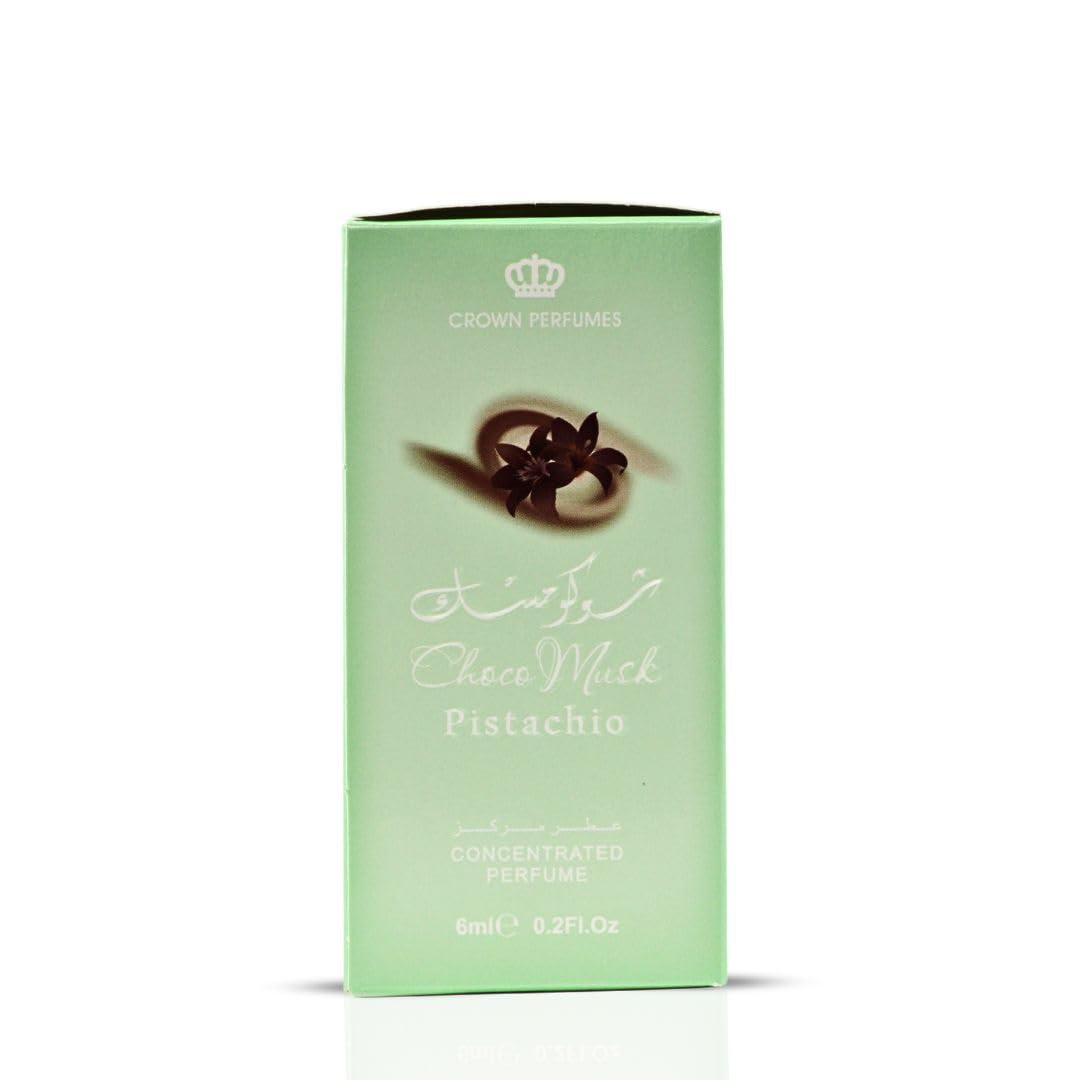 Al-Rehab Choco Musk Pistachio – base vanille et ambre enveloppant une douceur chaude.