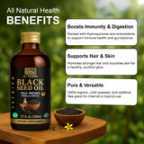 AL-TAQWA huile noire nigelle – Étiquette authentique rappelant pureté naturelle.