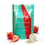 Ingrédients clairs: protéine végétale et créatine fraise par Alafia