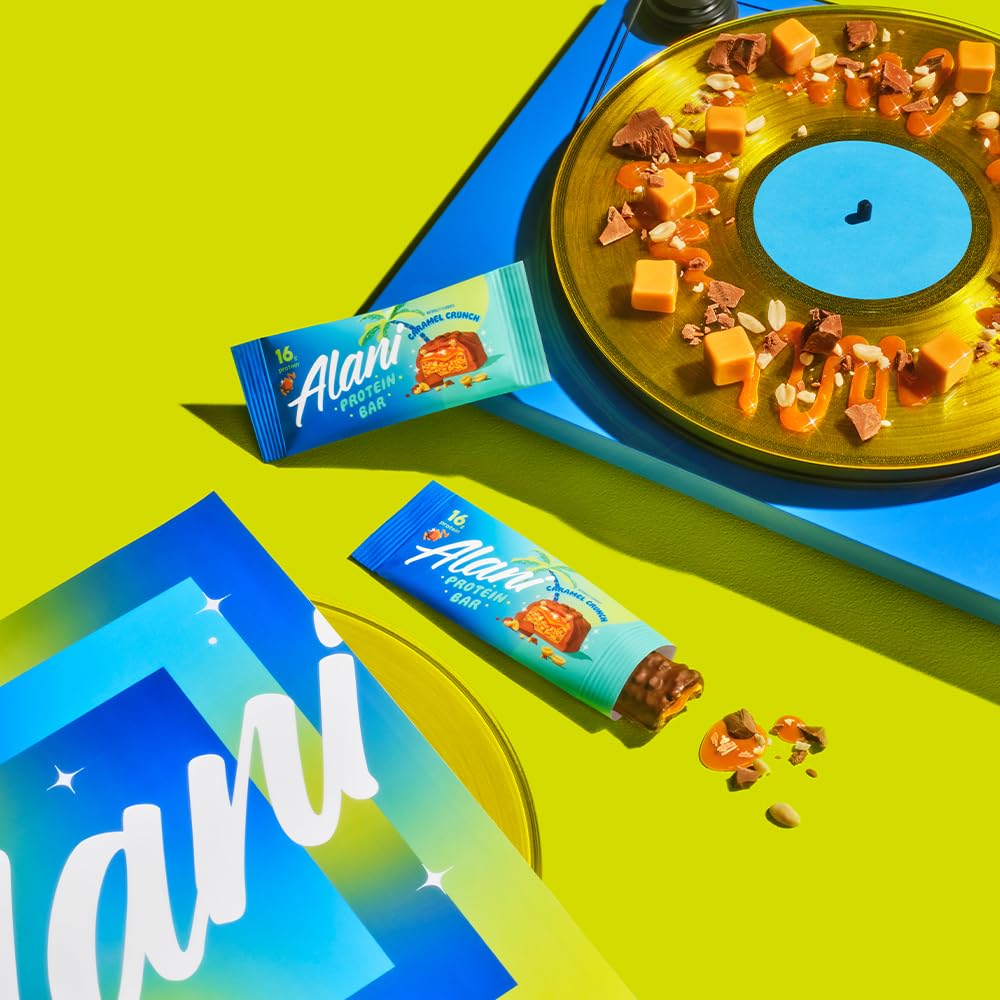 Collation pré- ou post-entraînement – Alani Nu Caramel Crunch, faible en sucre et calories