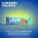 Barre sans gluten Alani Nu Caramel Crunch – en-cas post-entraînement avec peu de sucre