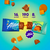 Barre protéinée Alani Nu Caramel Crunch – 16 g protéines, enrobage chocolat et croustillant