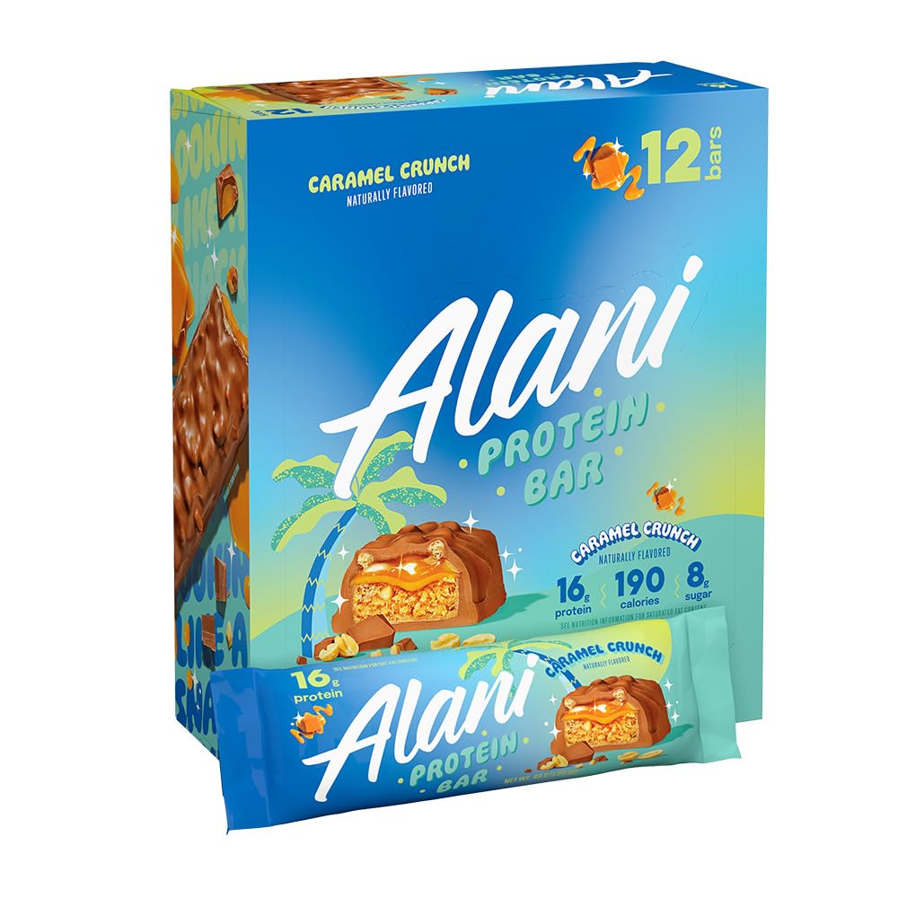Protéines claires et ingrédients transparents – Alani Nu Caramel Crunch, collation honnête