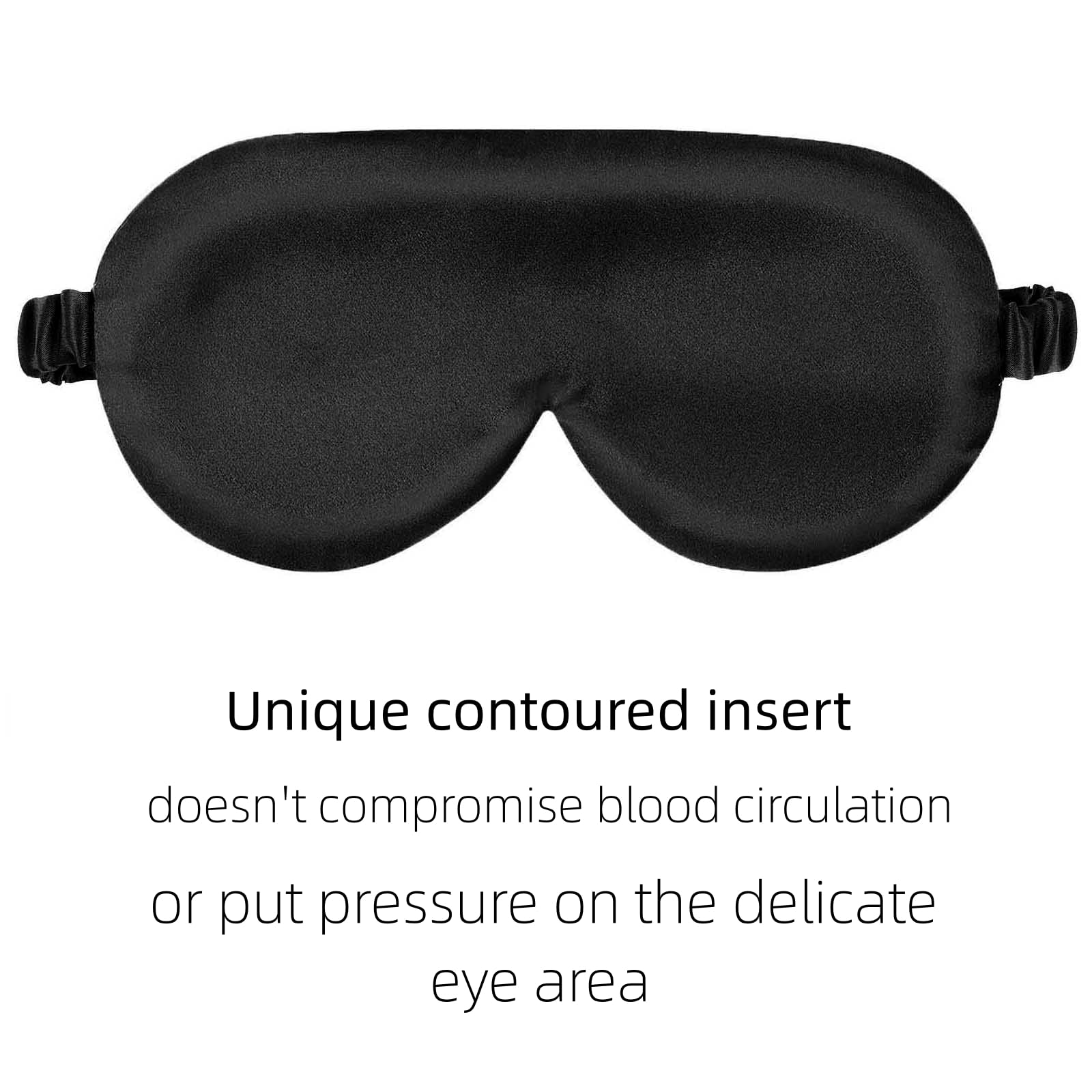 ALASKA BEAR masque sommeil contour intégré pour yeux confortables
