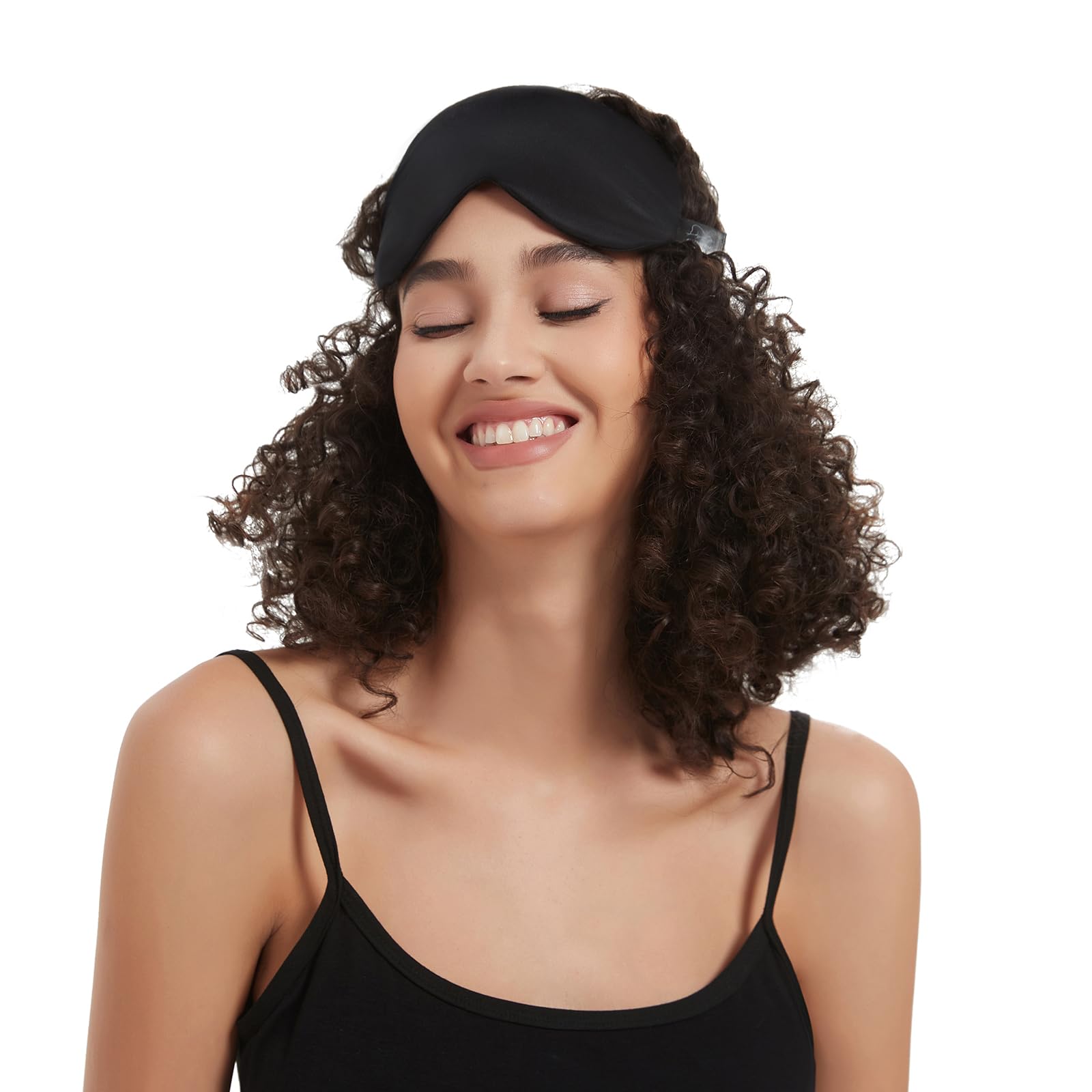 ALASKA BEAR masque sommeil soie lavable en machine, entretien pratique