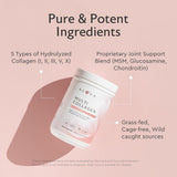 Alaya Naturals Multi Collagen, verre mélange framboise citron, hydratation potentielle de la peau.