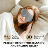 Masque yeux 3D contouré Albatross pour bloquer la lumière sans pression.