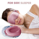 Mousse mémoire Albatross Health New England offre confort autour des yeux.