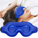 Albatross Health New England masque-sommeil lesté bleu face-avant pour sommeil profond