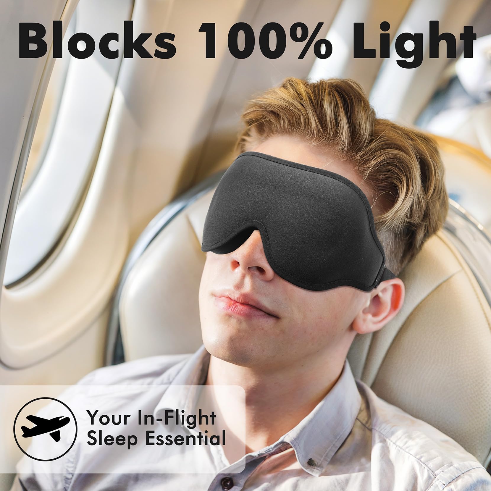 Masque Albatross Yeux: ouverture nez améliorée pour ajustement optimal.