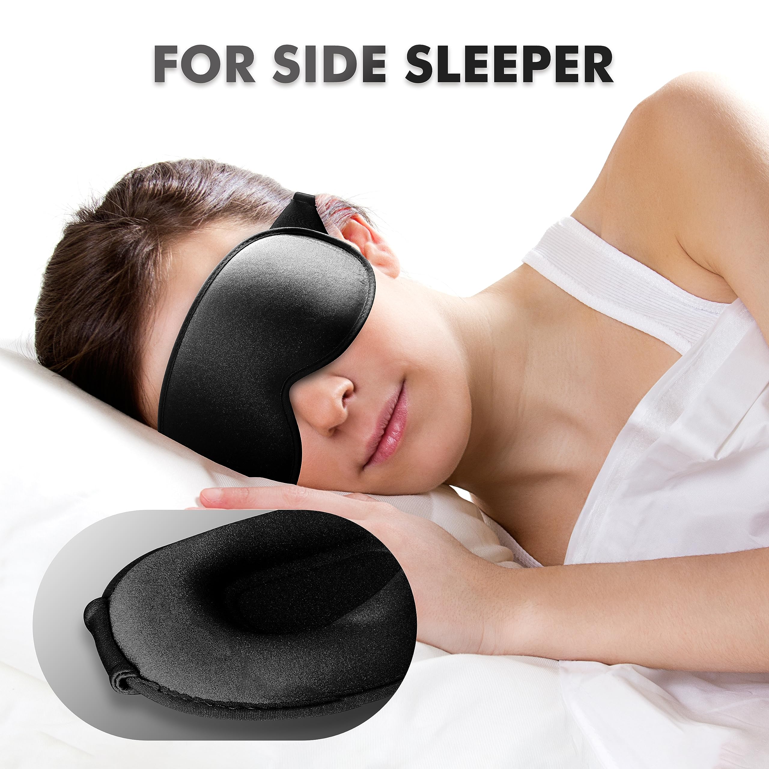 Albatross Sommeil Masque Yeux Mousse Memoire Confort – réduction de pression autour des yeux.
