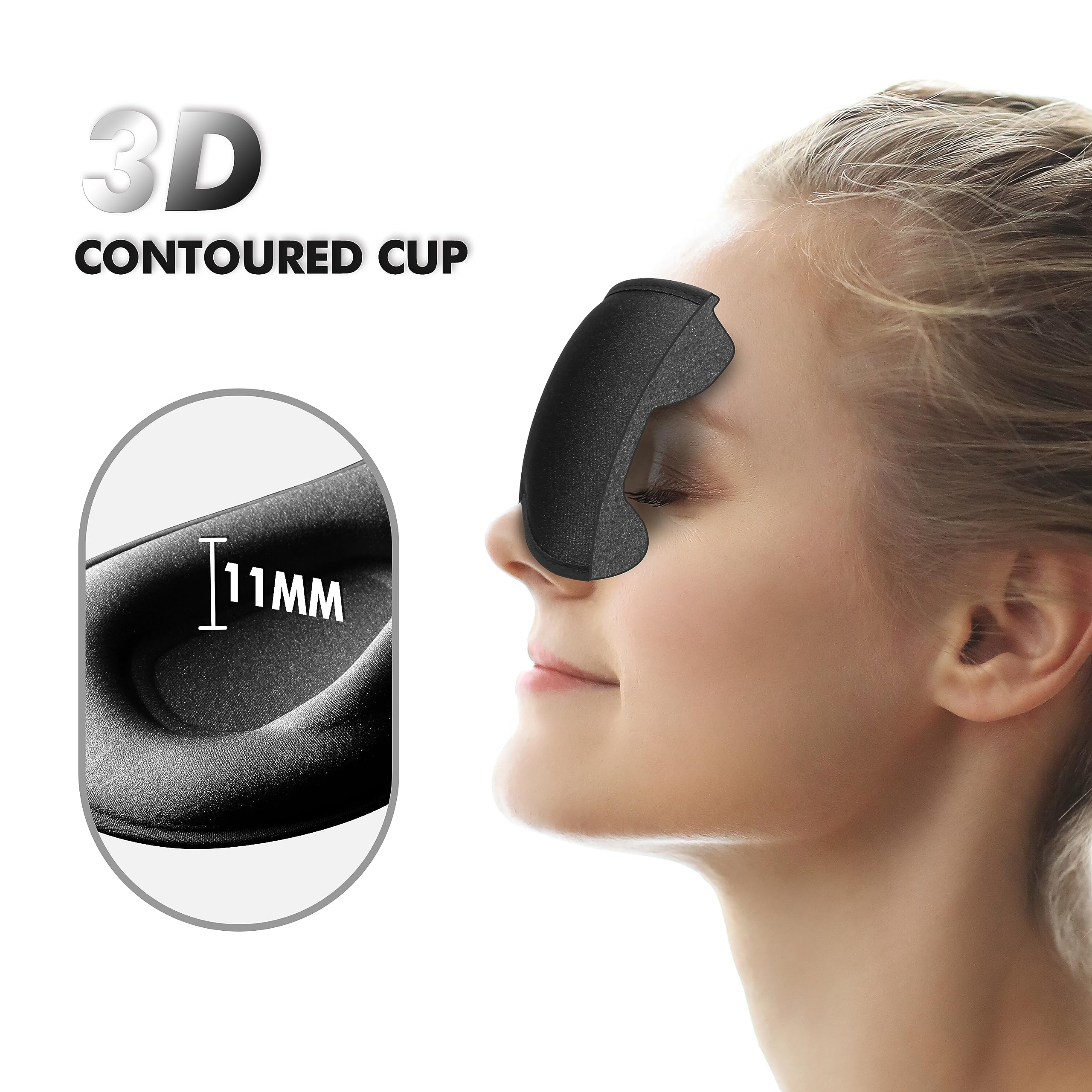 Albatross Sommeil Masque Yeux Sangle Reglable – confort et ajustement personnalisé.