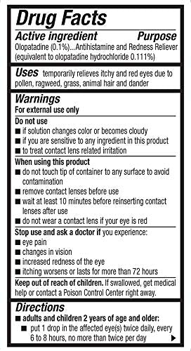 Pataday d’Alcon — solution apaisante pour allergies oculaires.