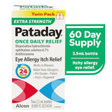Pataday – une goutte quotidienne suffit pour le confort visuel.