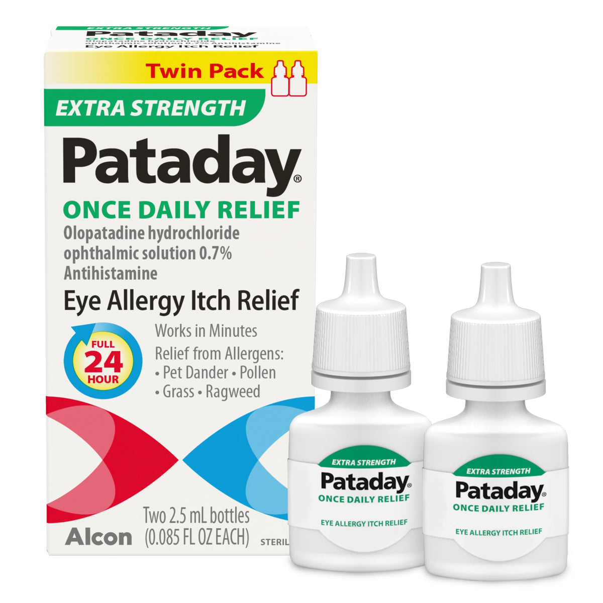 Pataday gouttes yeux – soulagement rapide des démangeaisons allergiques.