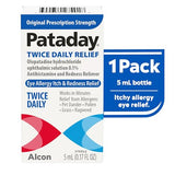 Pataday d’Alcon — gouttes oculaires prêtes à l’emploi pour démangeaisons.