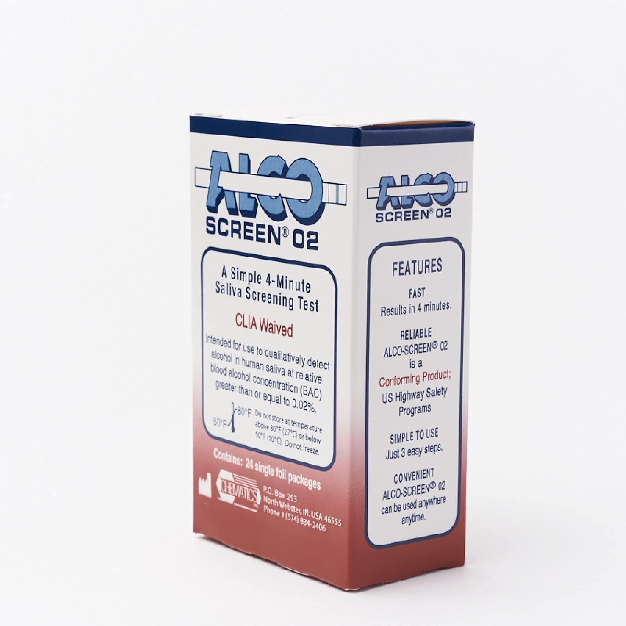 AlcoScreen prélèvement salivaire simple – auto-prélèvement facile.
