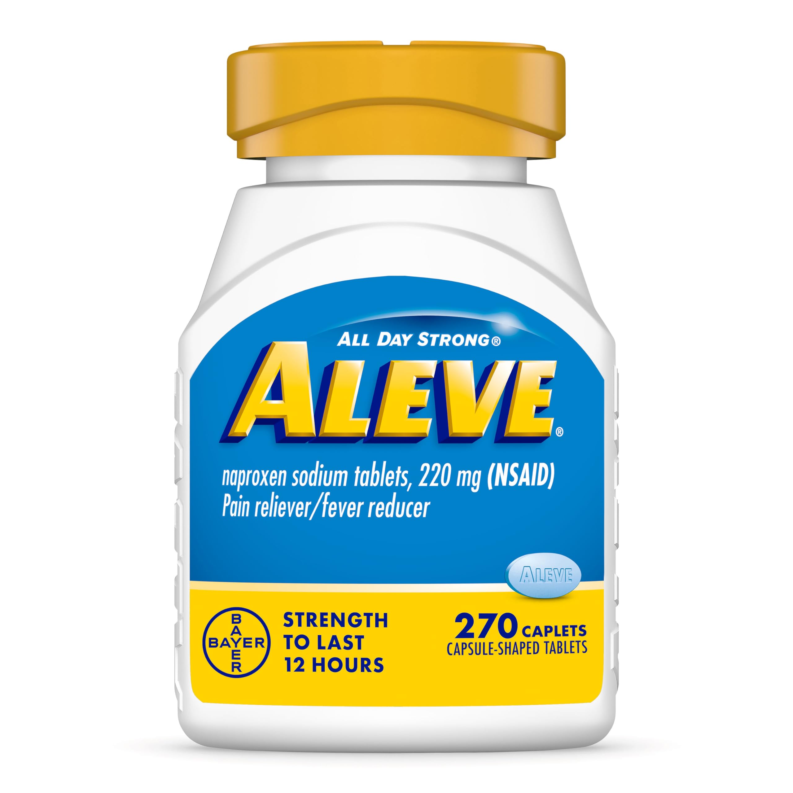 Aleve – comprimés Naproxène soulage durablement la douleur.