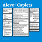 Étiquette et emballage Aleve, informations claires et faciles à lire.