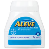 Notice d'utilisation Aleve, guide rapide pour le dosage recommandé.