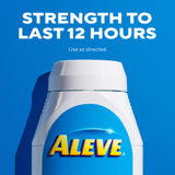 Aleve Gelcaps emballage résistant aux enfants, utilisation domestique sûre.