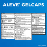 Aleve Gelcaps utilisation quotidienne, accessibilité et portabilité.