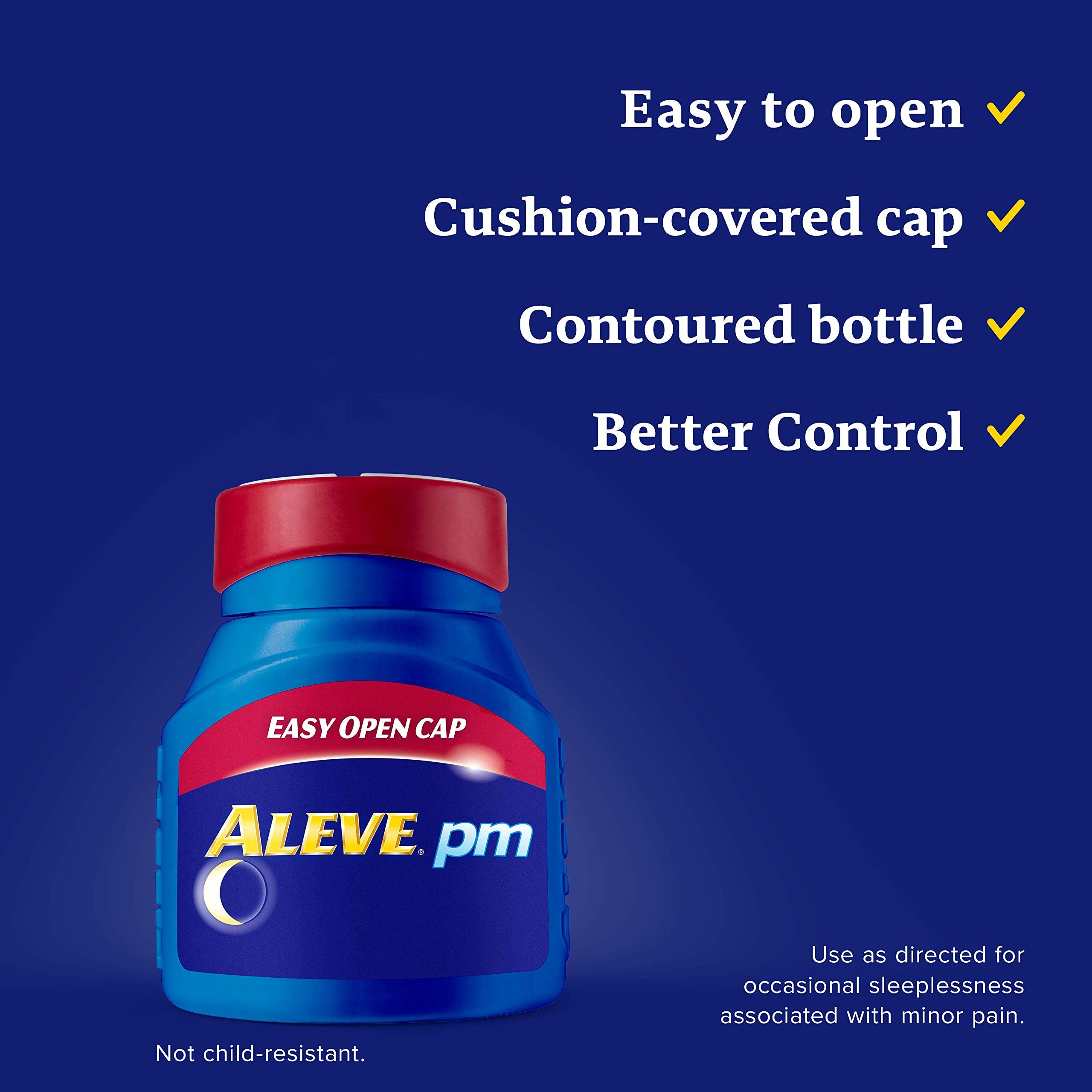 Aleve PM – comprimés prise-confort pour un endormissement plus simple.