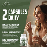 Prise quotidienne des capsules Alex Jones Naturals, routine énergie