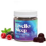 Alexsyn Livello Sleep en bouteille, gommes baies sauvages pour un sommeil naturel