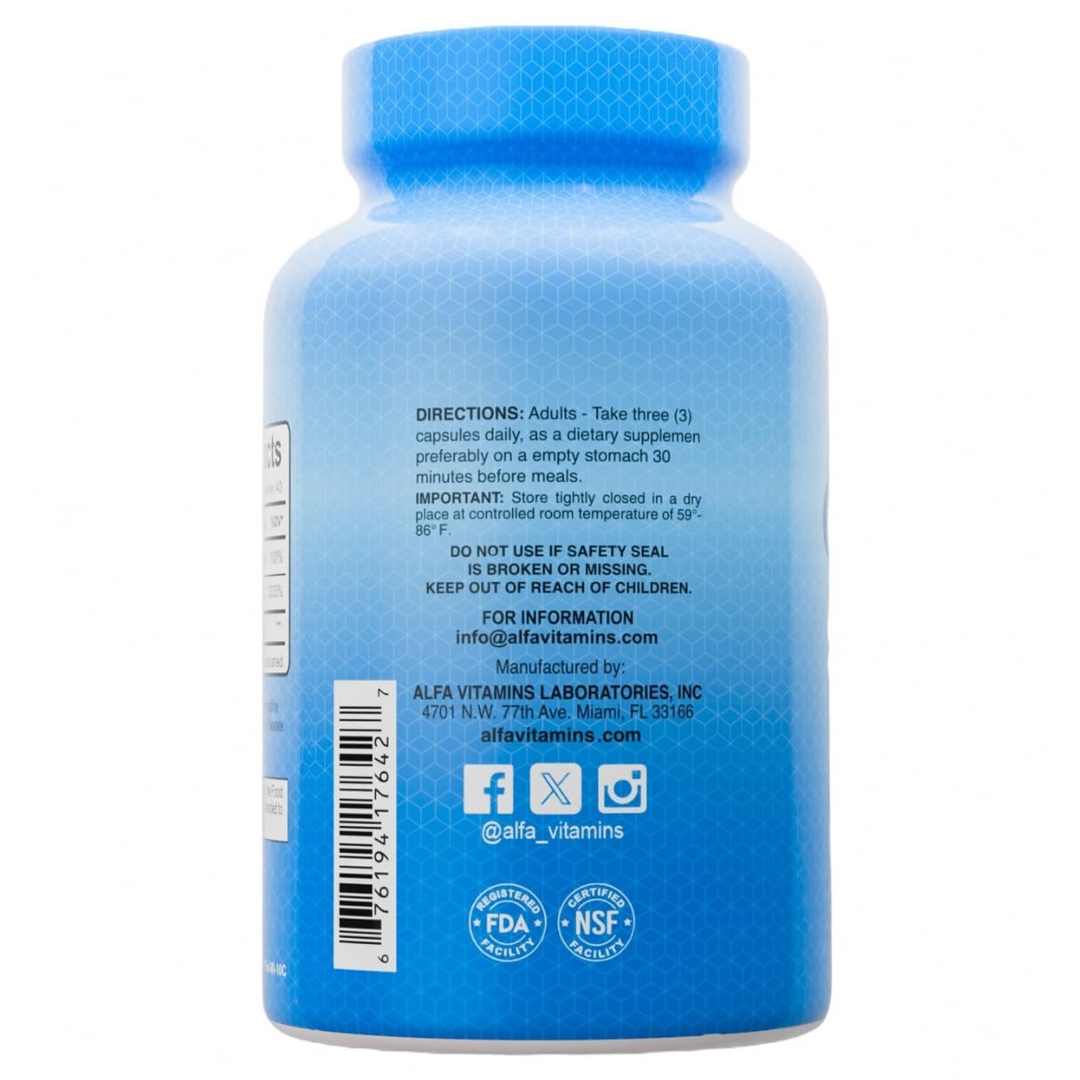 ALFA VITAMINS Collagène Hydrolysat – capsules faciles à prendre, idéal pour une routine quotidienne