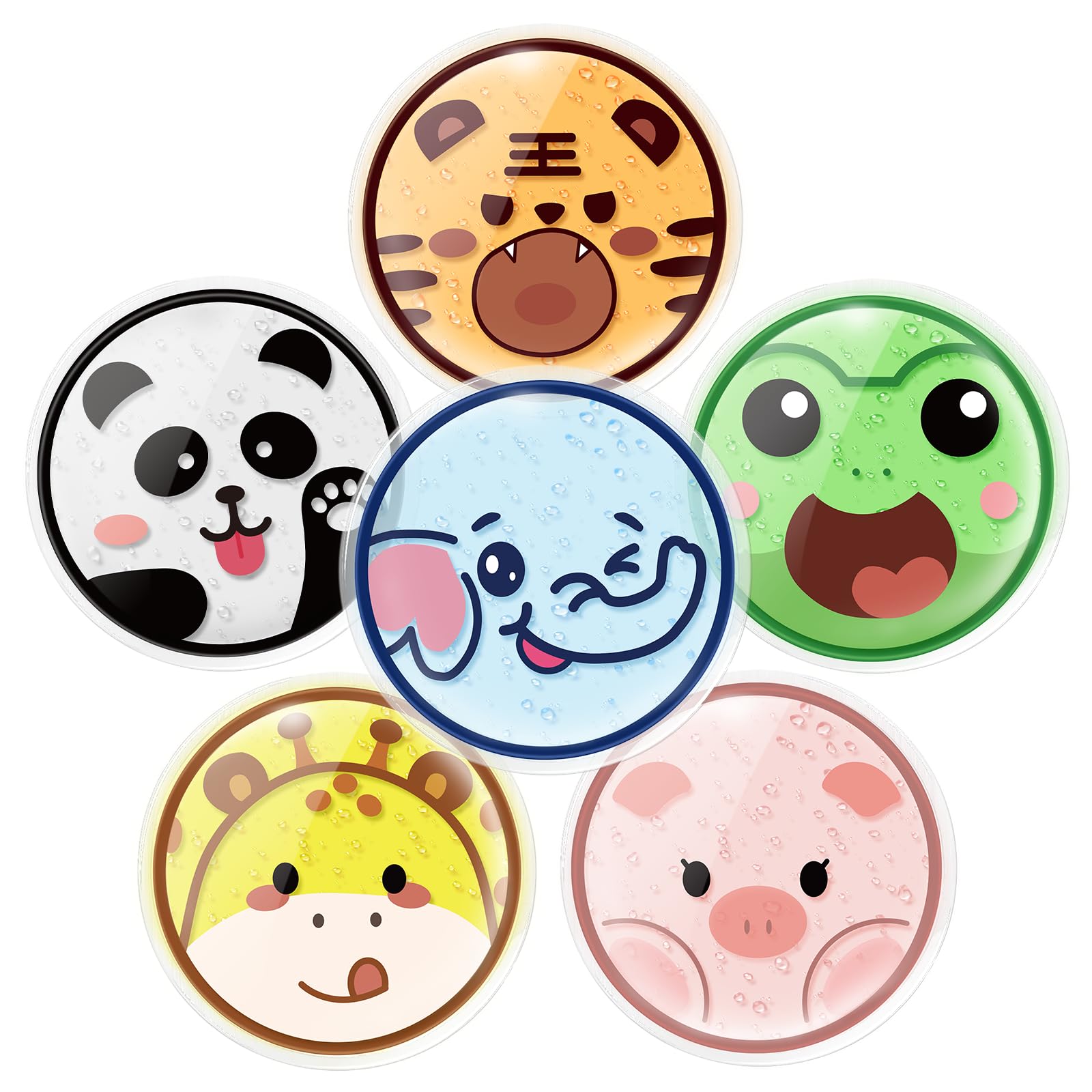AlierGo Jungle Buddy design cochon, compresse apaisante pour enfants et bobos quotidiens