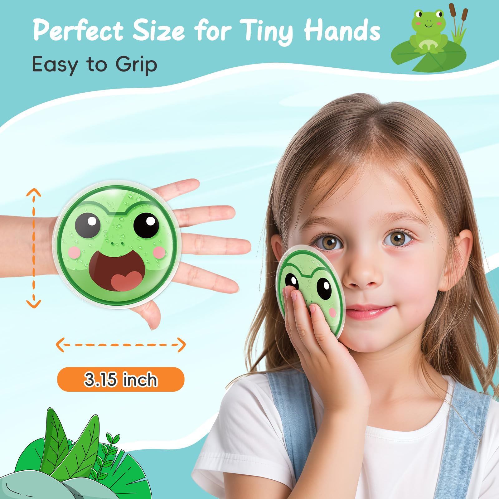 AlierGo Jungle Buddy design panda, couverture douce sur les tempes et joues